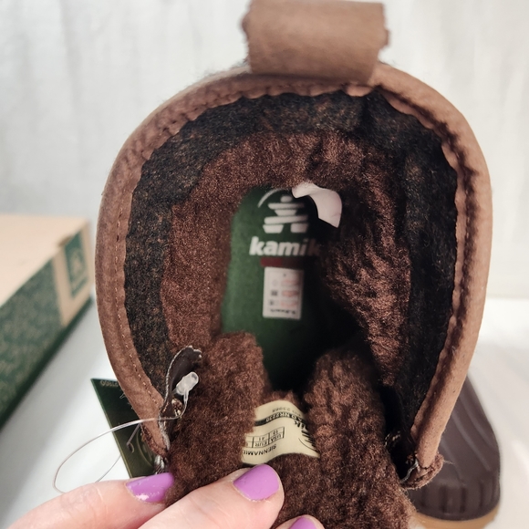 Kamik siennamid dark brown women's boot size 10. New with Tags - Picture 6 of 8